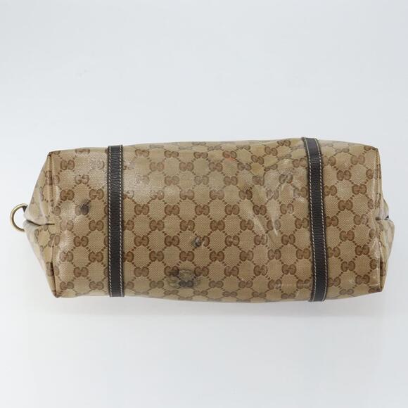 GUCCI GG Crystal Tote Bag Coated Canvas Outlet Beige Gold - Picture 9 of 13